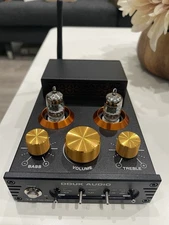 HiFi 5654 Vacuum Tube Amplifier Bluetooth 5.0 Stereo Amp Phono Amp for Turntable