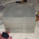 10x Amaray Single Disc Clear CD/DVD/Blu-ray DVD Hüllen 14mm Spine