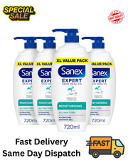 Sanex Expert Skin Health Moisturising Shower gel BiomeProtect 720Ml 4pack | UK 6.59 per litre