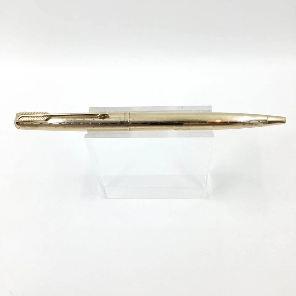 Parker 61 Presidential 9ct solid gold waterdrop pattern ballpoint pen. - Image 2 of 4