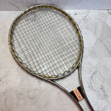 Vintage Tennis Racket 1976 Wilson T4000 Steel 4 3/8 No Handle End Tight Strings