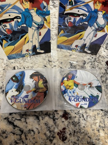 Rare Vintage Mobile Suit V-Gundam Anime Dvd Set 1-6 & 2 special edition Discs - Foto 4 di 21