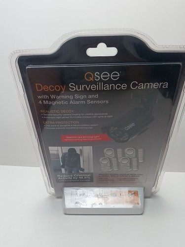 QSee Q-See DECOY Security Camera w/ Alarm Sensors DETER CRIME Sealed! READ!! - Picture 2 of 7
