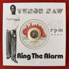 Tenor Saw ‎– Ring The Alarm 7" 45 Vinyl Reggae Dancehall Single Stalag CLASSIC