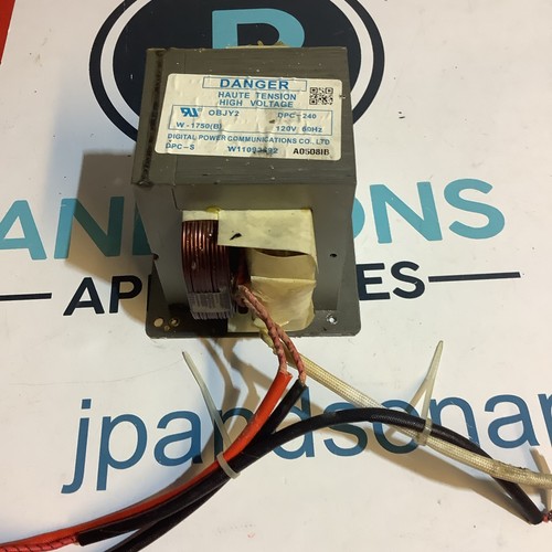 Whirlpool Microwave Transformer Part # W10754523 W10836753 - Picture 4 of 6