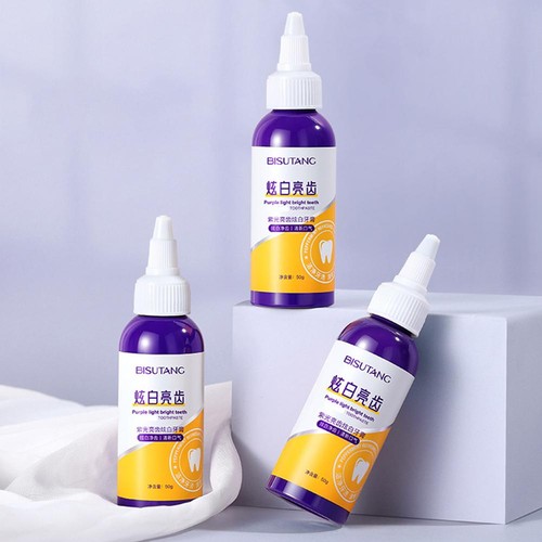 Purple Whitening Toothpaste for Teeth Stains & Bad Mouth 50ml Purple Toothp GX - Picture 12 of 17