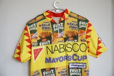 Nabisco Mayor's Cup Campagnolo cycling jersey Made in Italy XL extra large NOS