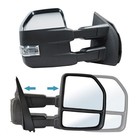 Rétroviseurs latéraux de remorquage LH RH pour Ford F-150 2016-20 feux de signalisation chauffants électriques chrome