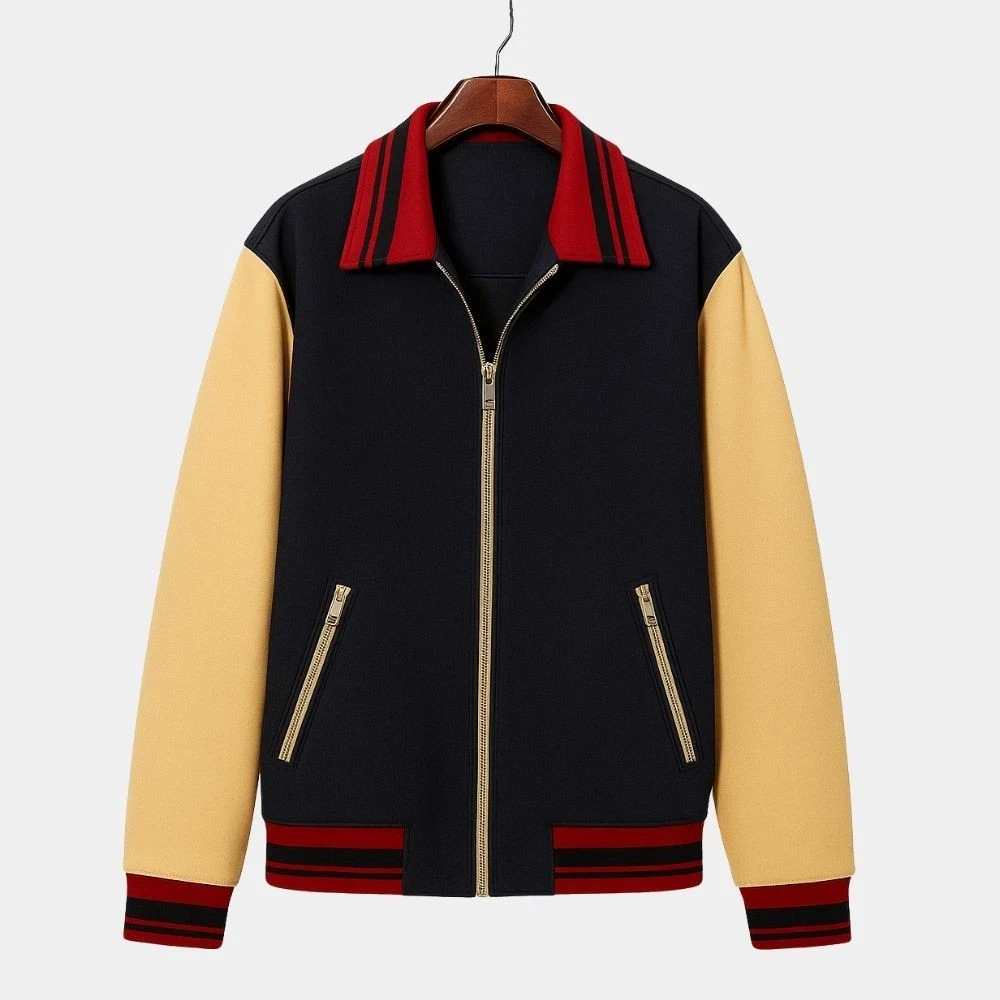 Will Byers Stranger Things Season 5 Retro 80s Wool Varsity Bomber Jacket