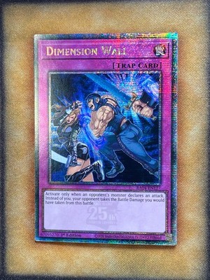 Yugioh Dimension Wall RA04-EN127 Quarter Century Rare 1st Ed NM