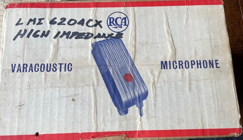 RCA Varacoustic MI-6203-C Ribbon Vintage Microphone NOS in Box - Collector Piece - Picture 13 of 20