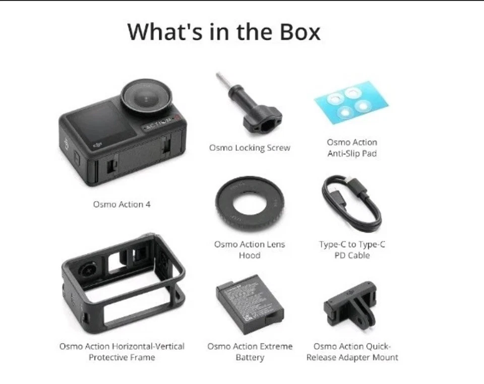 DJI Osmo Action 4 Essential Combo, Action Camera 4K/120fps - Image 3 of 3