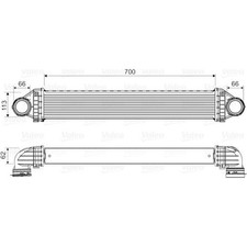 Valeo 818806 Ladeluftkühler für MERCEDES BENZ A KLASSE B W169 W245