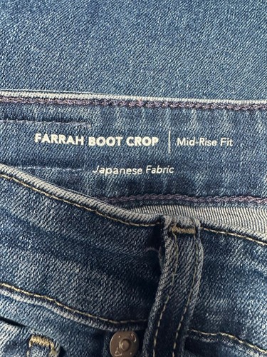 AG Adriano Goldschmied Womens Jeans 29 Farrah Boot Crop Mid Rise Japanese Denim - Picture 5 of 12