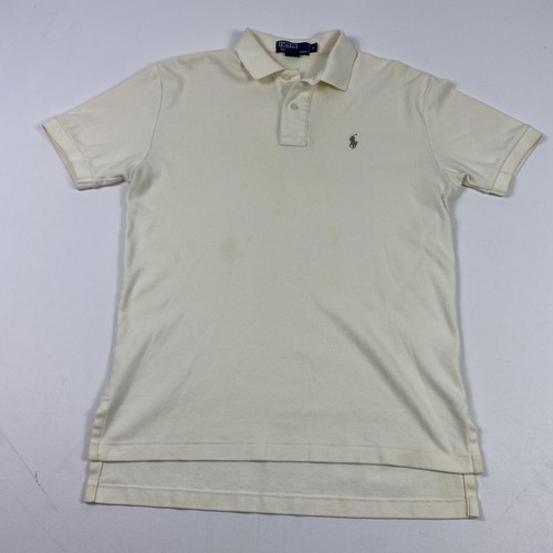 Polo Ralph Lauren Polo Shirt Mens Small Yellow Classic Short Sleeve Pony