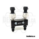 2 Port Remote Sensor Block Mount - Billet Aluminum