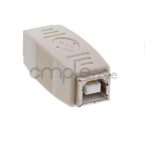 USB 2.0 B hembra a B hembra acoplador F-F adaptador conector cámara impresora - Imagen 1 de 4