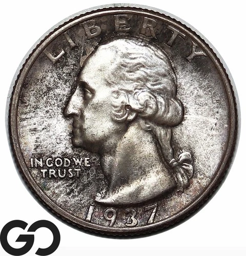 1937-S Washington Quarter, Solid Gem BU++