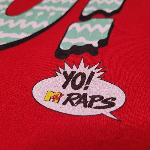 Yo MTV Raps Shirt Mens 3XL Red Graphic Tee Hip Hop TV Classic Tultex 2022 - Picture 5 of 12