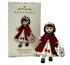 Hallmark 2006 Keepsake Madame Alexander Christmas Tea Doll Keepsake Ornament IOB