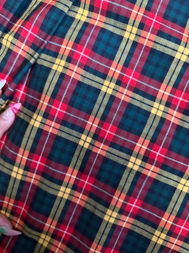 Vintage Pendleton Größe 14 Wollrock rot grün gelb Schottenkaro Plissee. Selten - Bild 7 von 8
