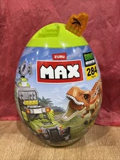 ZURU MAX Dino Adventure 238 Pieces Building Blocks Set Egg Dinosaur Vehicle Toy