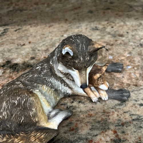 NAT’L WILDLIFE FEDERATION WOODLAND REPOSE NICHOLAS WILSON 1985 CHIPPED EAR - Picture 3 of 5
