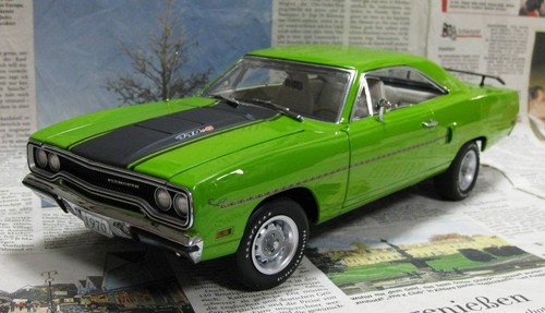 GMP 1/18 1970 Plymouth Road Runner grün 1092 Einheiten weltweit Neu