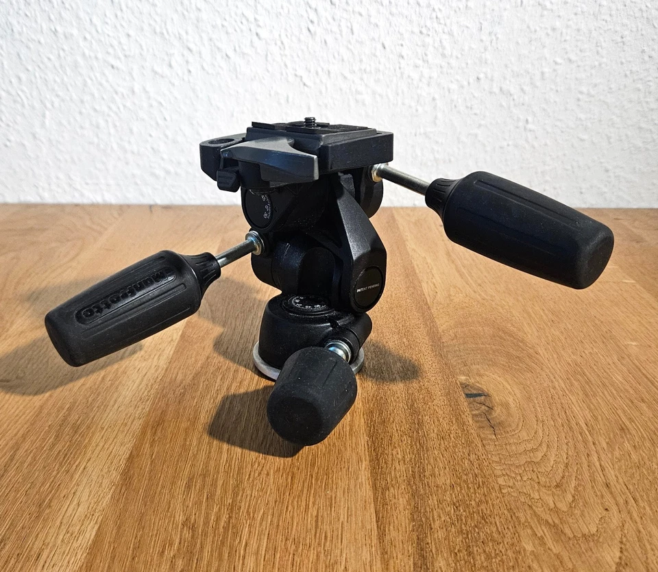 Manfrotto 804RC2 Stativkopf | 3D Neiger | mit Schnellwechselplatte - Bild 3 von 4