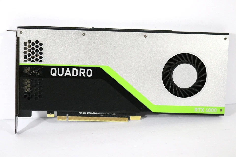 NVIDIA Quadro RTX 4000 GPU 8GB GDDR6 Graphics Card w Retention Bracket & Screws - Image 2 of 4
