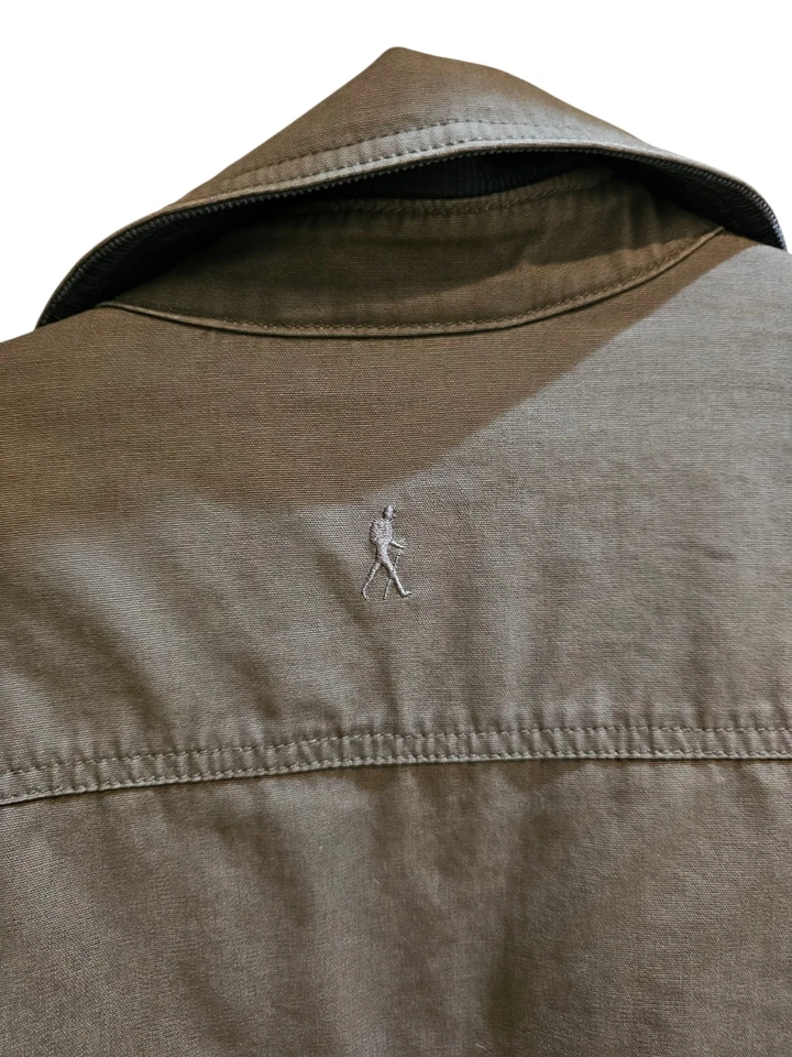 Chaqueta Abrigo Royal Robbins Vintage Granero Tareas Talla L GRIS Oliva Años 90 Foto 3 de 4