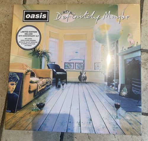 Oasis Definitely Maybe 30th Anniversary Deluxe Edition 4LP New and Sealed