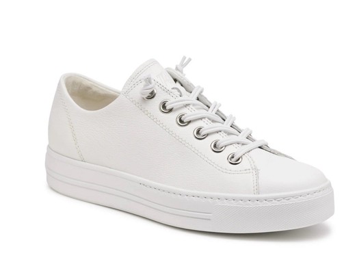 Paul Green Hadley Women’s Sz US 8.5 /UK 6 Platform Sneakers White Leather - Picture 12 of 12