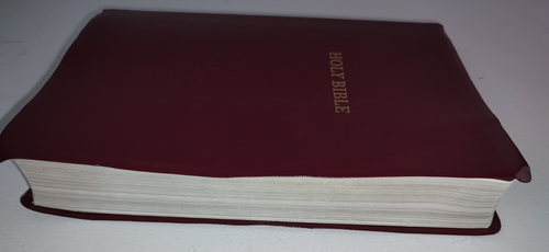 Nelson Reference Bible KJV Red Letter 2017 Burgundy Giant Print Used - Imagen 3 de 12