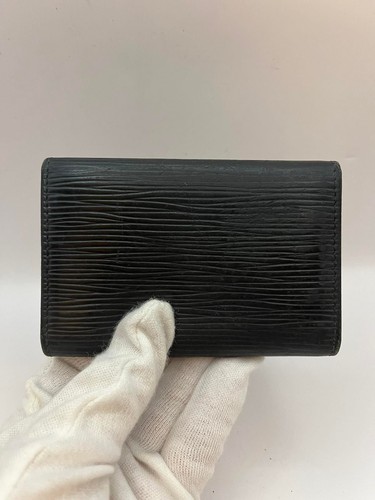 Louis Vuitton Epi Porte-clés Porte-clés 6 Crochets Cuir Noir OCCASION TB45-6 économies