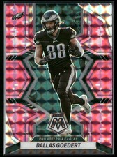 2022 Panini Mosaic #159 Dallas Goedert Mosaic Camo Pink