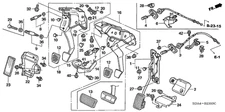 Genuine Honda Pedal Assembly Accelerator 17800-SDA-A01