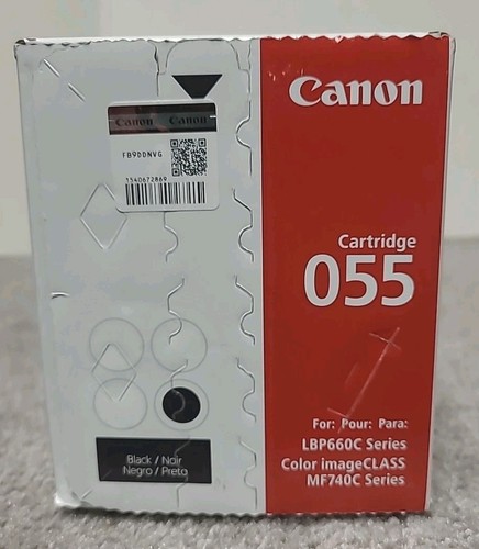 Cartucho de tóner negro Canon 055 genuino OEM para imageCLASS MF740C LBP660C NUEVO - Imagen 6 de 8