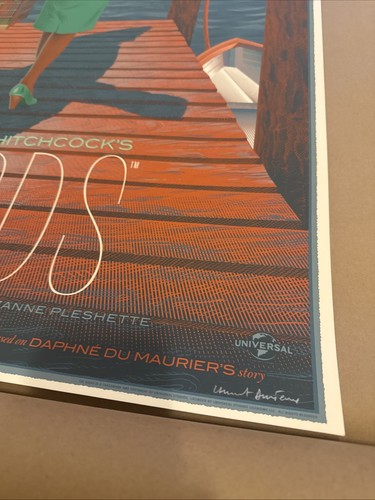 THE BIRDS (Here Comes Trouble) poster print (18/375) LAURENT DURIEUX 2014 MONDO - Picture 11 of 14