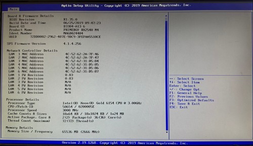 Fujitsu Primergy RX2540 M4 2x Gold 6154 18Core 3.00GHz 64GB 2x 1TB EP400i - Picture 4 of 4