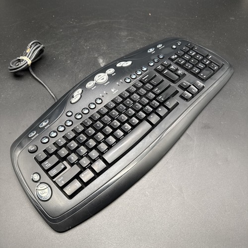 Logitech Corded Keyboard Model # Y-BH52 USB Connection - Working! - Picture 1 of 8
