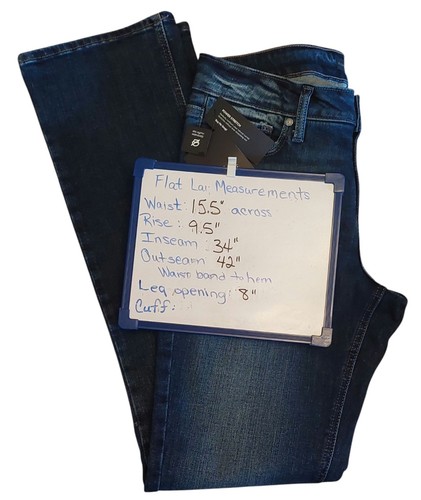 Jeans argento donna Elyse comfort fit vita media stivaletto slim taglio 10T 30 x 35 denim - Foto 5 di 8
