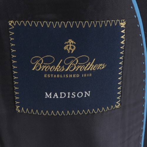 Brooks Brothers Madison Brookscool Unstructured Sport Coat Dark Blue 46R - Picture 3 of 5