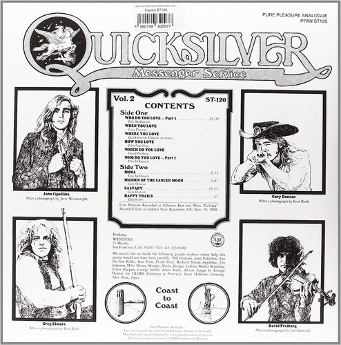 Quicksilver Messenger Service Happy Trails - Volume 2 (Vinyl) (US IMPORT) - Picture 2 of 2