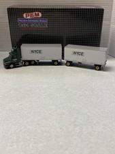 Pem 164 Die-cast Volvo Truck And Double Trailer Nyce