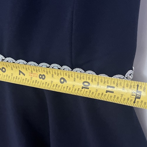 SPEECHLESS Mädchen marineblau verziert V-Ausschnitt Reißverschluss Skater Schicht Kleid GRÖSSE 10 - Bild 8 von 11