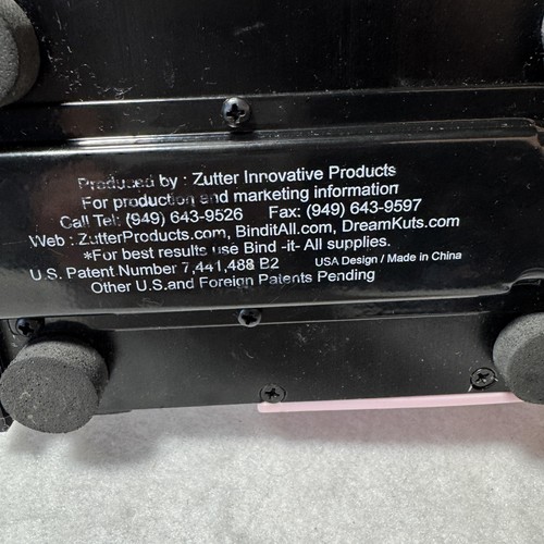 Zutter Bind-it-All V2.0 Scrapbook Binder Punch Pink Paper Crafting Tool Supplies - Picture 8 of 8