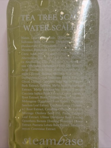 Steambase Tea Tree scalpello scalpello acqua 8,45 fl oz BB09/27 - Foto 4 di 4