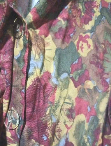 Vintage J.G HOOK Damen Langarm Viskose Maxikleid mit Cinched Taille-Größe 16 - Bild 5 von 9