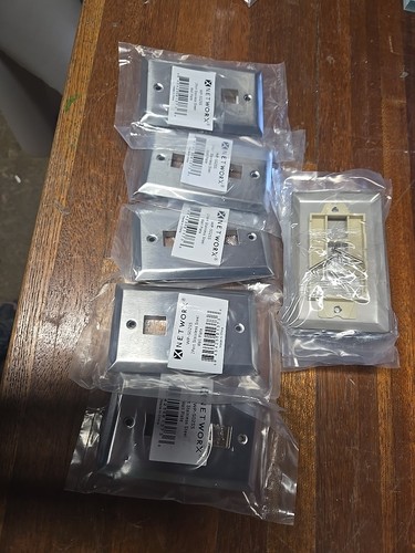 Networx WP-SO2SS 2 PORT EDELSTAHL WANDPLATTE Menge 9 - Bild 3 von 3